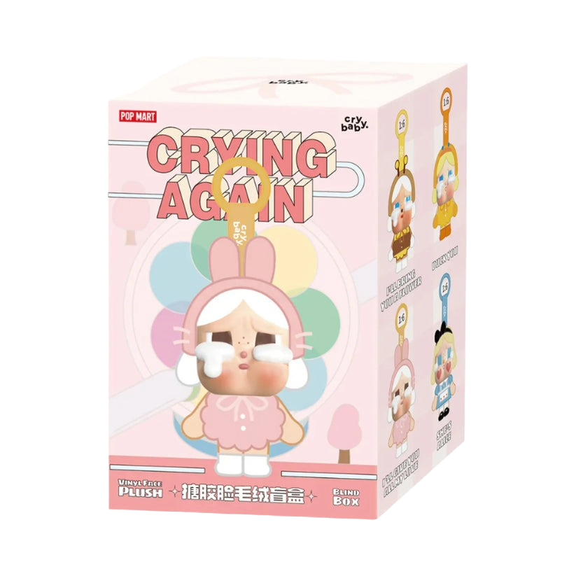 Pop Mart Crybaby Crying Again Series Vinyl Plush Pendant - Labubu Pop Mart Crybaby Crying Again Series Vinyl Plush Pendant - Labubu