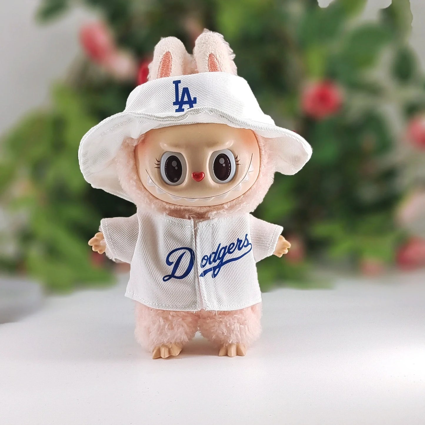 Cute Labubu Doll Clothes 15/17cm Labubu Clothes Sitting Party Number 17/5 Baseball Clothes Children's Diy Doll Accessories Gifts