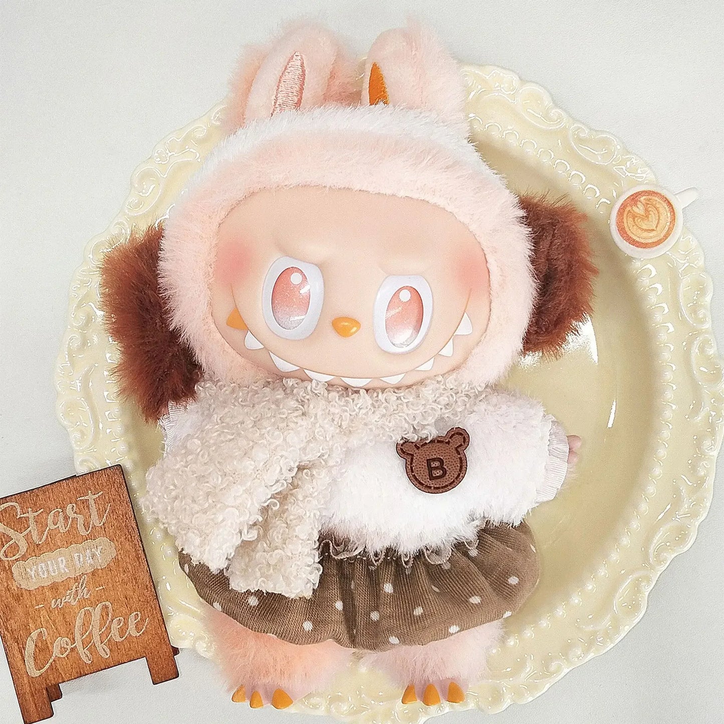 Labubu 3.0 Cartoon Style Cute Clothes Ropa Labubu for V1/V2/V3 Labubu Dolls Decoration