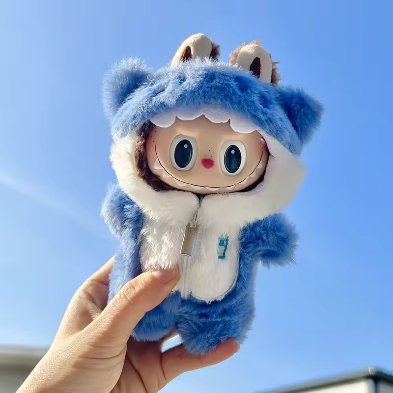 Labubu Clothes - Blue 17cm Labubu doll outfit set – Luxury Design