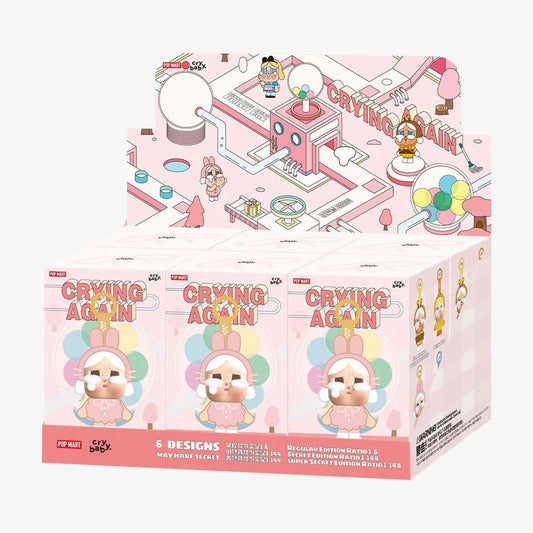 Pop Mart Crybaby Crying Again Series Vinyl Plush Pendant
