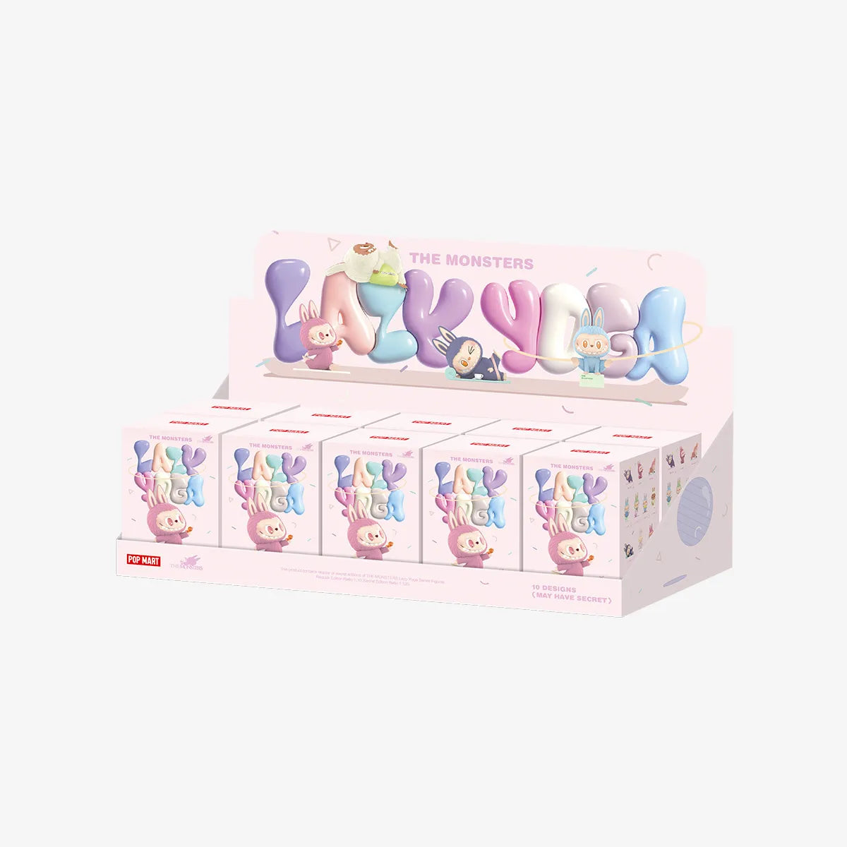 Pop Mart Labubu The Monsters Lazy Yoga Series