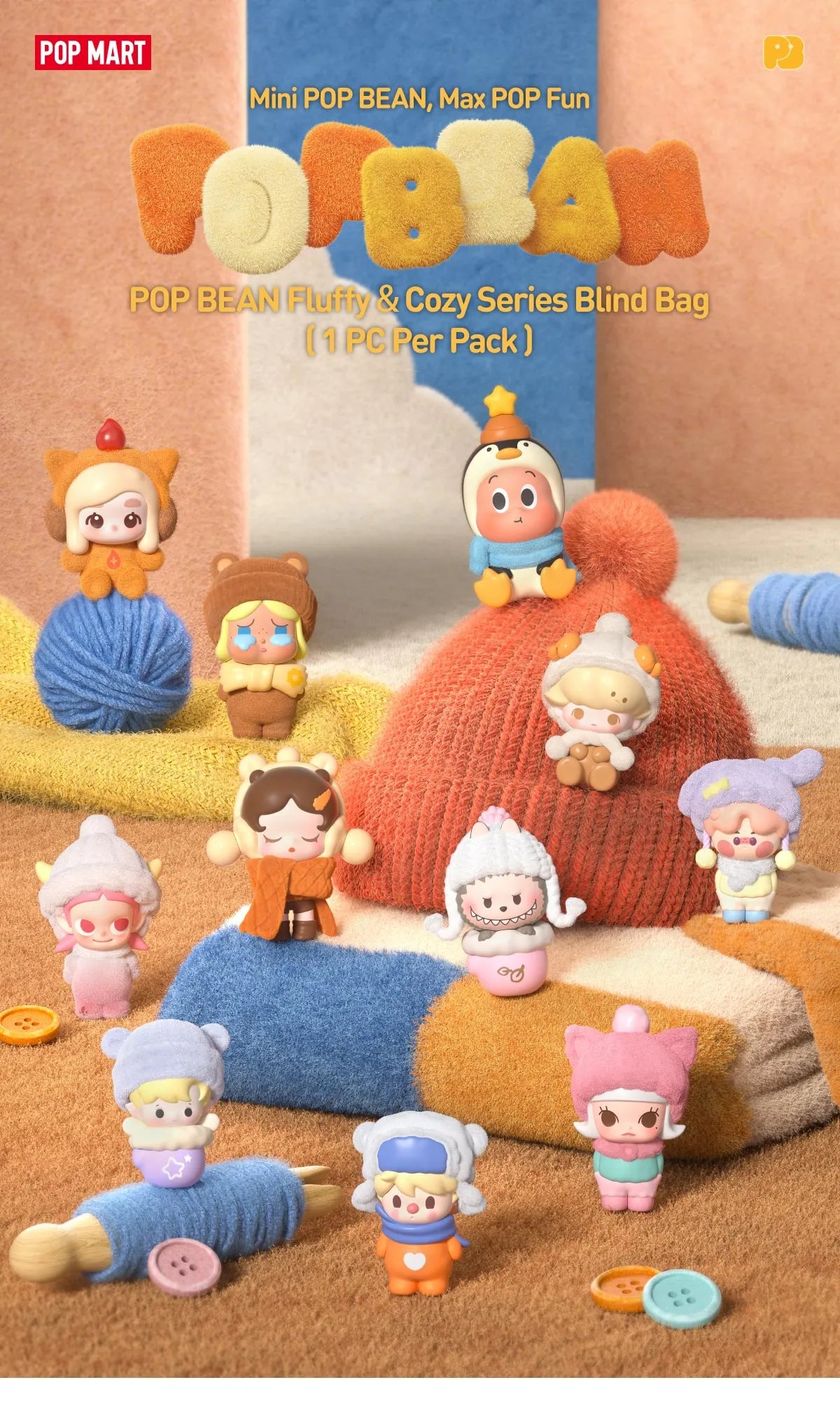 Pop Mart Fluffy and Cozy Series