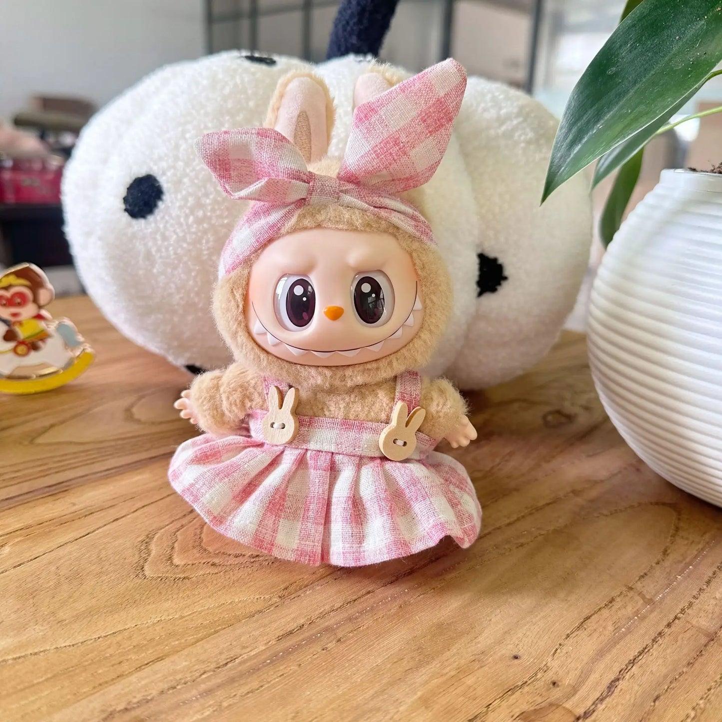 LABUBU Doll'S Clothes Outfit Accessories for 15-17cm Labubu Idol V1 V2 Stylish Outfit Clothes Sports Leisure Suit Clothing Gift