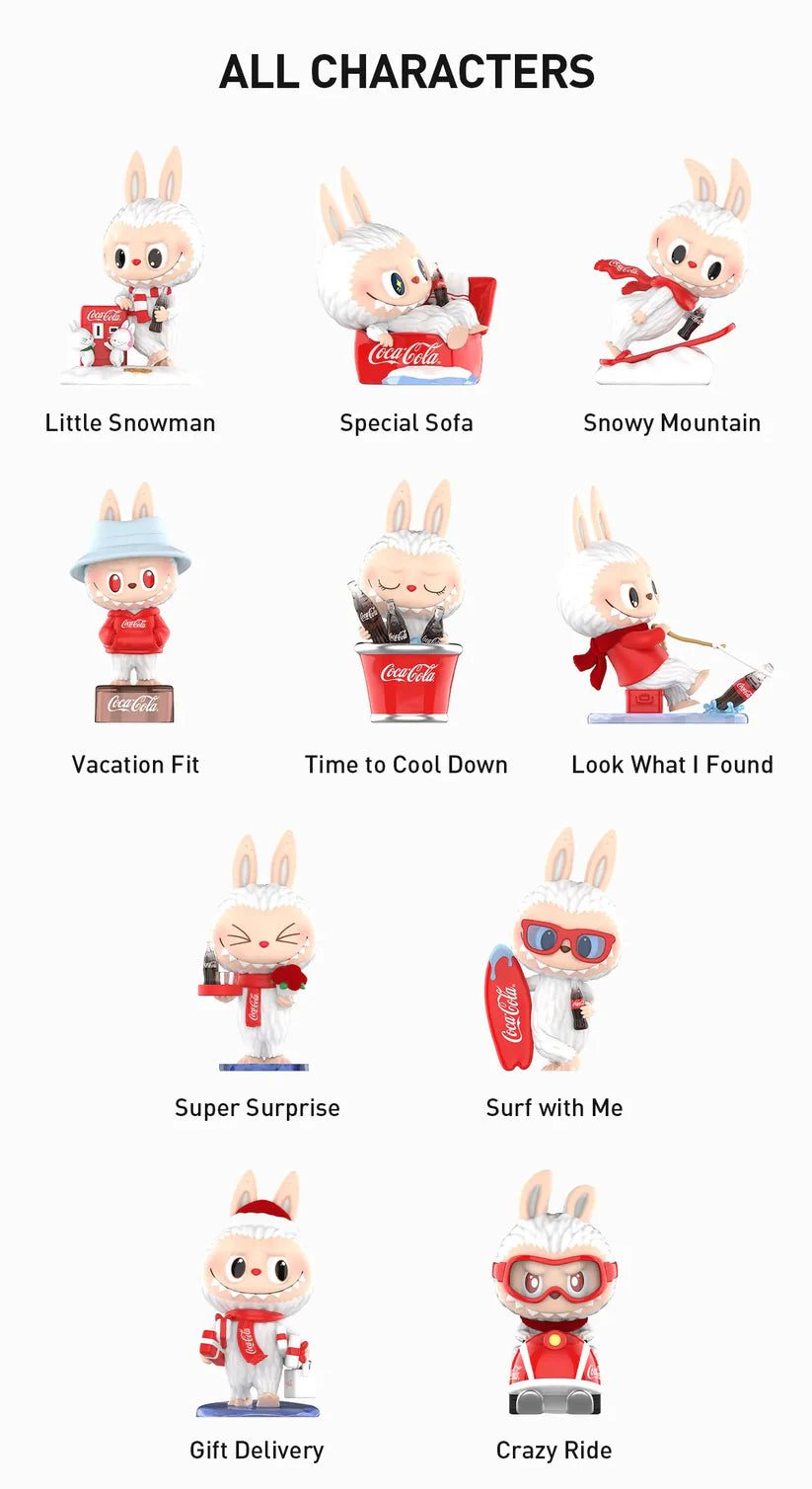 Pop Mart Labubu The Monsters Coca Cola Series